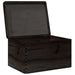 Cutie din lemn cu capac negru 40x30x23 cm lemn masiv de pin - WALTI WALTI