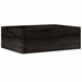 Cutie din lemn cu mânere negru 40x30x13 cm lemn masiv de pin - WALTI WALTI