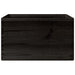 Cutie din lemn cu mânere negru 40x30x23 cm lemn masiv de pin - WALTI WALTI
