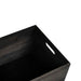 Cutie din lemn cu mânere negru 40x30x23 cm lemn masiv de pin - WALTI WALTI