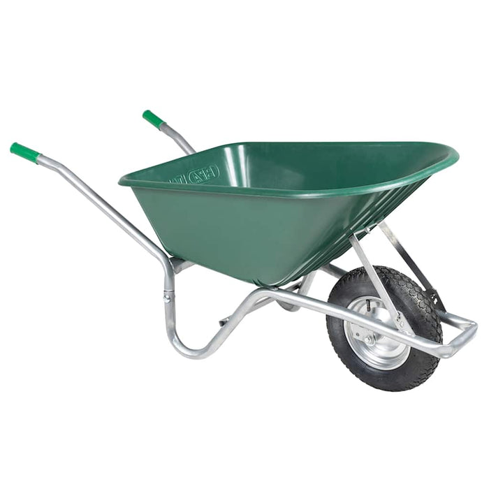 Roabă Verde 90 L 150 kg Oțel galvanizat și plastic - WALTI WALTI