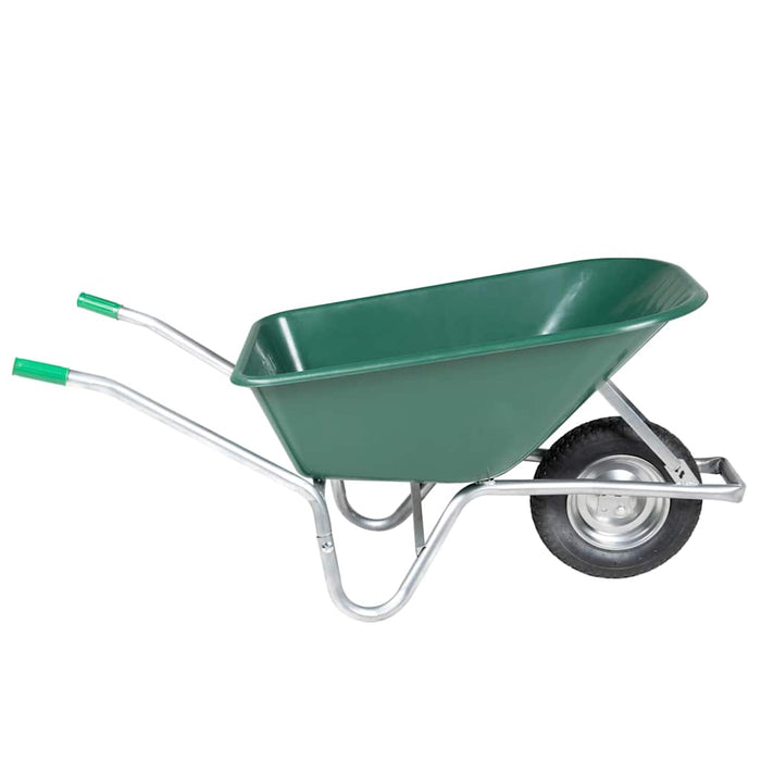 Roabă Verde 90 L 150 kg Oțel galvanizat și plastic - WALTI WALTI