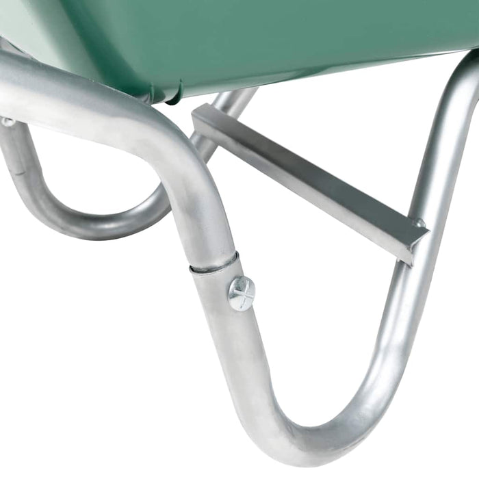 Roabă Verde 90 L 150 kg Oțel galvanizat și plastic - WALTI WALTI