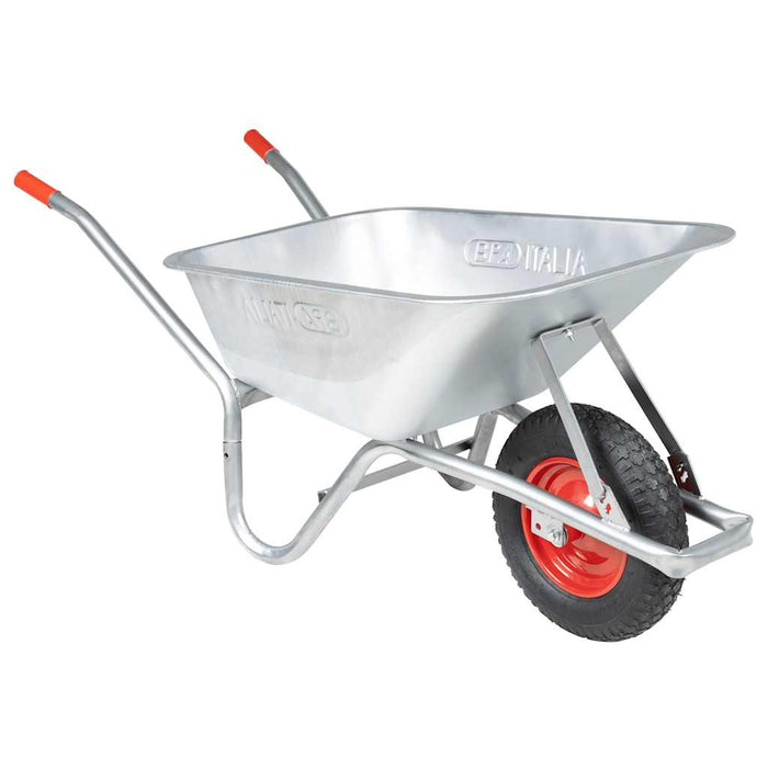 Roabă 90 L 150 kg Oțel galvanizat și plastic - WALTI WALTI