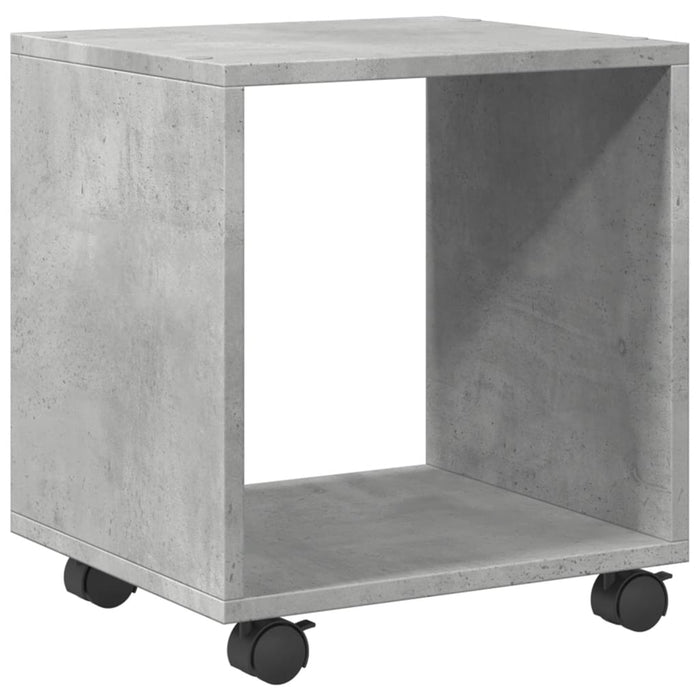 Dulap cu roți, gri beton, 37x33x42,5 cm, lemn prelucrat WALTI