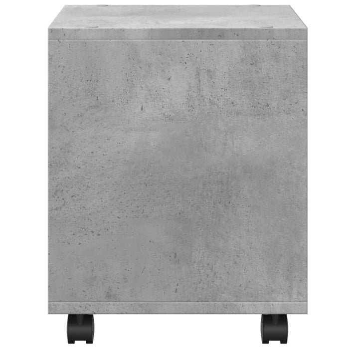 Dulap cu roți, gri beton, 37x33x42,5 cm, lemn prelucrat WALTI