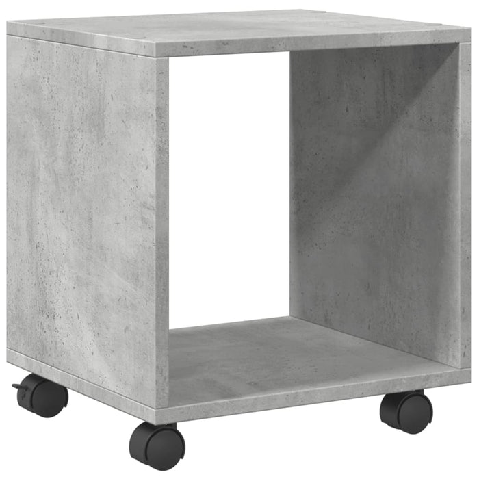 Dulap cu roți, gri beton, 37x33x42,5 cm, lemn prelucrat WALTI