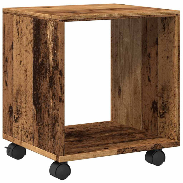 Dulap cu roți, lemn vechi, 37x33x42,5 cm, lemn prelucrat WALTI