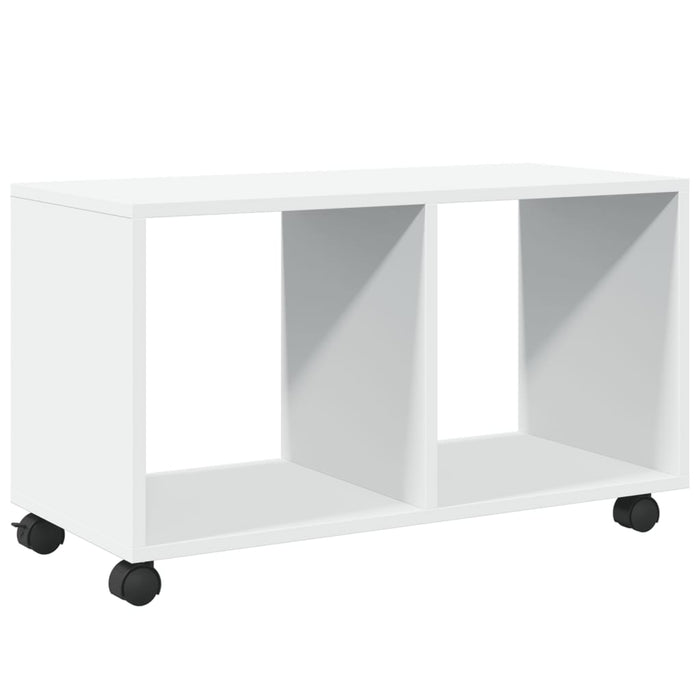 Dulap cu roți, alb, 72x33x42,5 cm, lemn prelucrat - WALTI WALTI