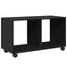 Dulap cu roți, negru, 72x33x42,5 cm, lemn prelucrat - WALTI WALTI