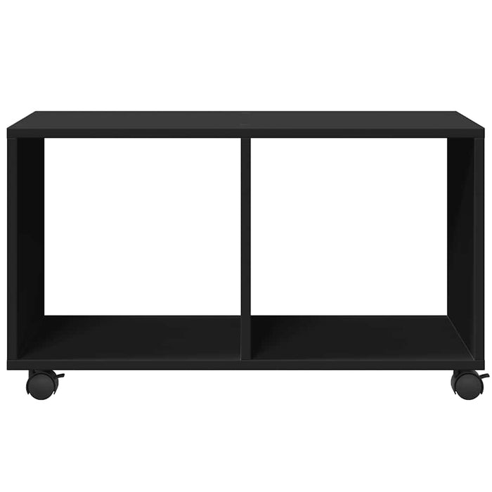 Dulap cu roți, negru, 72x33x42,5 cm, lemn prelucrat - WALTI WALTI