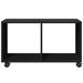Dulap cu roți, negru, 72x33x42,5 cm, lemn prelucrat - WALTI WALTI