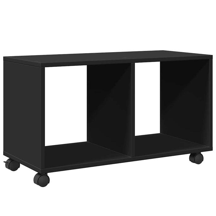 Dulap cu roți, negru, 72x33x42,5 cm, lemn prelucrat - WALTI WALTI