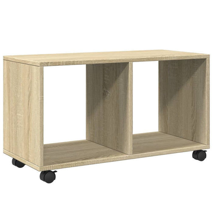 Dulap cu roți, stejar sonoma, 72x33x42,5 cm, lemn prelucrat - WALTI WALTI
