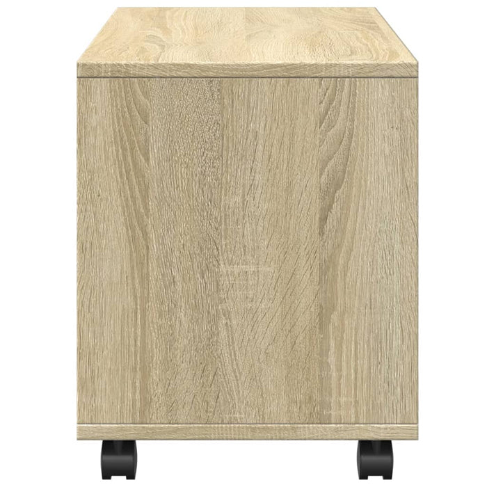 Dulap cu roți, stejar sonoma, 72x33x42,5 cm, lemn prelucrat - WALTI WALTI