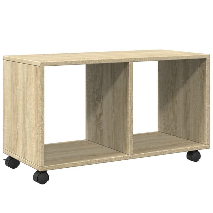 Dulap cu roți, stejar sonoma, 72x33x42,5 cm, lemn prelucrat - WALTI WALTI