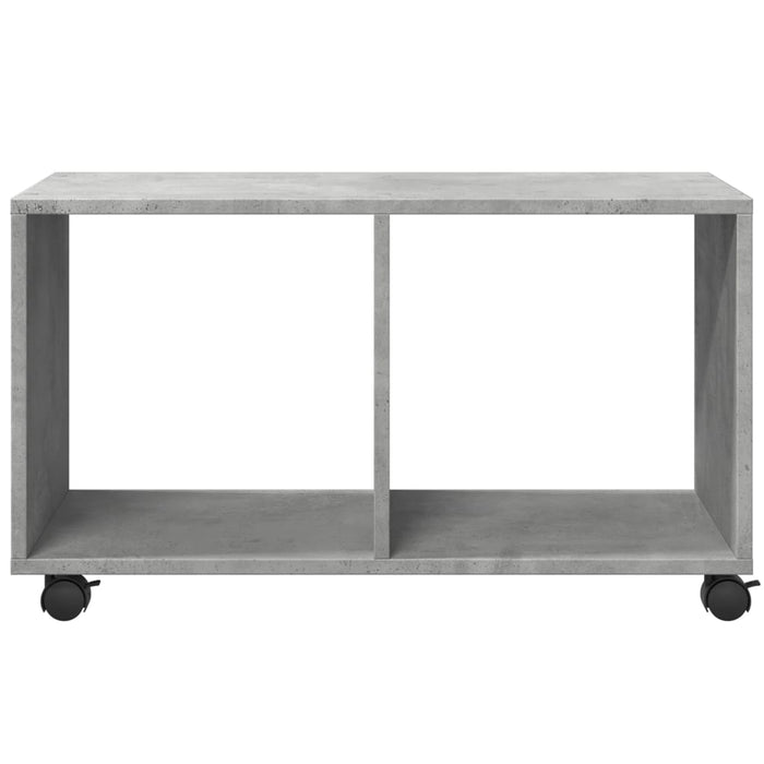 Dulap cu roți, gri beton, 72x33x42,5 cm, lemn prelucrat - WALTI WALTI