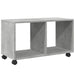 Dulap cu roți, gri beton, 72x33x42,5 cm, lemn prelucrat - WALTI WALTI