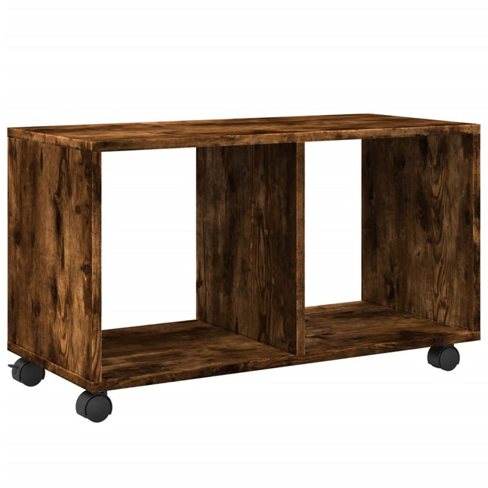 Dulap cu roți, stejar fumuriu, 72x33x42,5cm, lemn prelucrat - WALTI WALTI