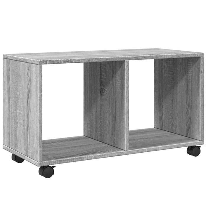 Dulap cu roți, gri sonoma, 72x33x42,5 cm, lemn prelucrat - WALTI WALTI