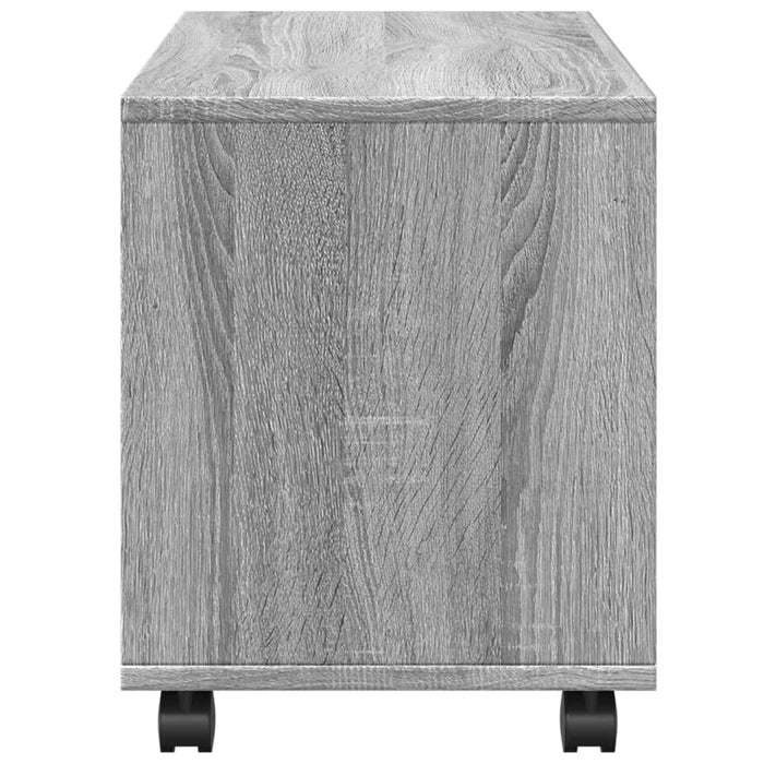 Dulap cu roți, gri sonoma, 72x33x42,5 cm, lemn prelucrat - WALTI WALTI