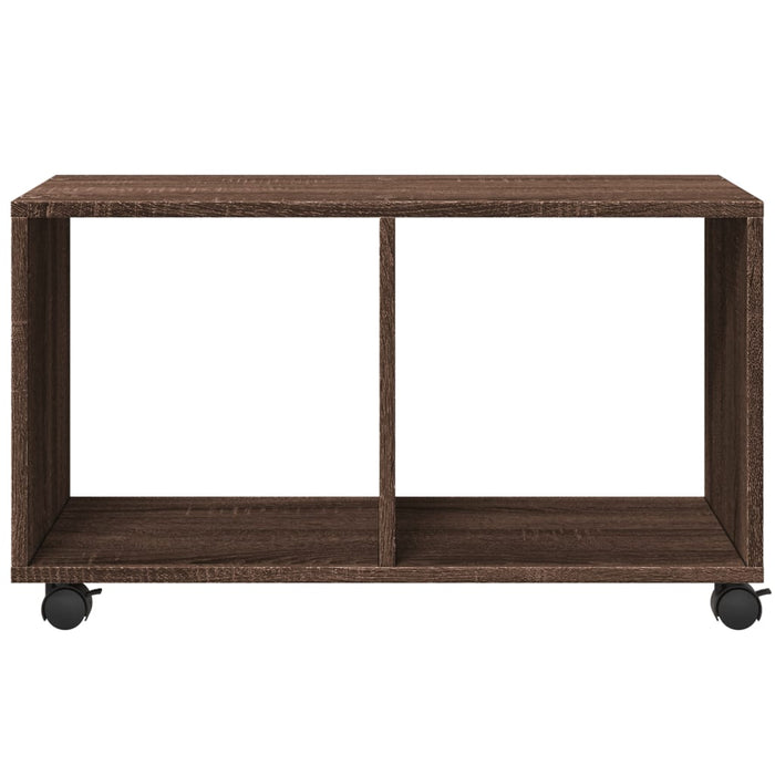 Dulap cu roți, stejar maro, 72x33x42,5 cm, lemn prelucrat - WALTI WALTI