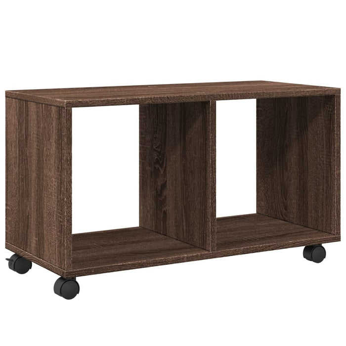 Dulap cu roți, stejar maro, 72x33x42,5 cm, lemn prelucrat - WALTI WALTI