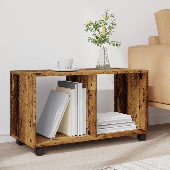 Dulap cu roți, lemn vechi, 72x33x42,5 cm, lemn prelucrat - WALTI WALTI