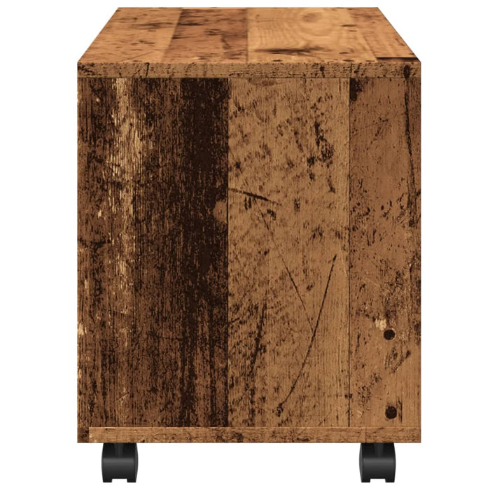 Dulap cu roți, lemn vechi, 72x33x42,5 cm, lemn prelucrat - WALTI WALTI