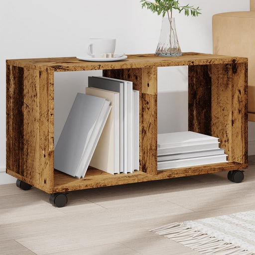 Dulap cu roți, lemn vechi, 72x33x42,5 cm, lemn prelucrat - WALTI WALTI