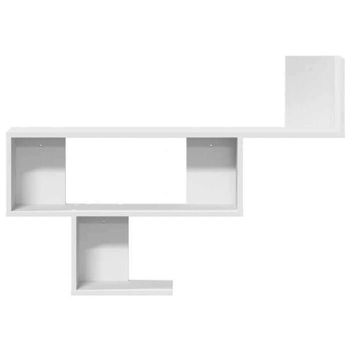 Raft de perete, alb, 100x15x70 cm, lemn prelucrat - WALTI WALTI