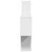 Raft de perete, alb, 100x15x70 cm, lemn prelucrat - WALTI WALTI
