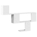 Raft de perete, alb, 100x15x70 cm, lemn prelucrat - WALTI WALTI
