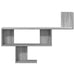 Raft de perete, gri sonoma, 100x15x70 cm, lemn prelucrat - WALTI WALTI