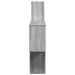 Raft de perete, gri sonoma, 100x15x70 cm, lemn prelucrat - WALTI WALTI