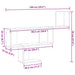 Raft de perete, gri sonoma, 100x15x70 cm, lemn prelucrat - WALTI WALTI