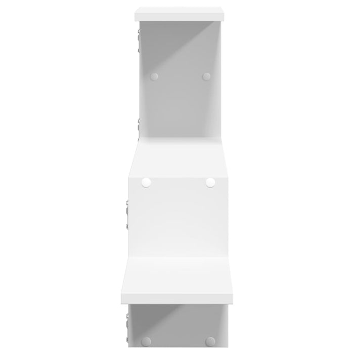 Raft de perete, alb, 104x15x49 cm, lemn prelucrat - WALTI WALTI