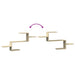 Raft de perete, stejar sonoma, 104x15x49 cm, lemn prelucrat - WALTI WALTI
