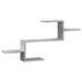 Raft de perete, gri beton, 104x15x49 cm , lemn prelucrat - WALTI WALTI