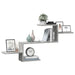 Raft de perete, gri beton, 104x15x49 cm , lemn prelucrat - WALTI WALTI