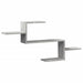 Raft de perete, gri beton, 104x15x49 cm , lemn prelucrat - WALTI WALTI