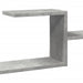 Raft de perete, gri beton, 104x15x49 cm , lemn prelucrat - WALTI WALTI