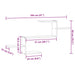 Raft de perete, gri beton, 104x15x49 cm , lemn prelucrat - WALTI WALTI
