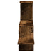 Raft de perete, stejar fumuriu, 104x15x49 cm, lemn prelucrat - WALTI WALTI
