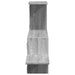 Raft de perete, gri sonoma, 104x15x49 cm, lemn prelucrat - WALTI WALTI