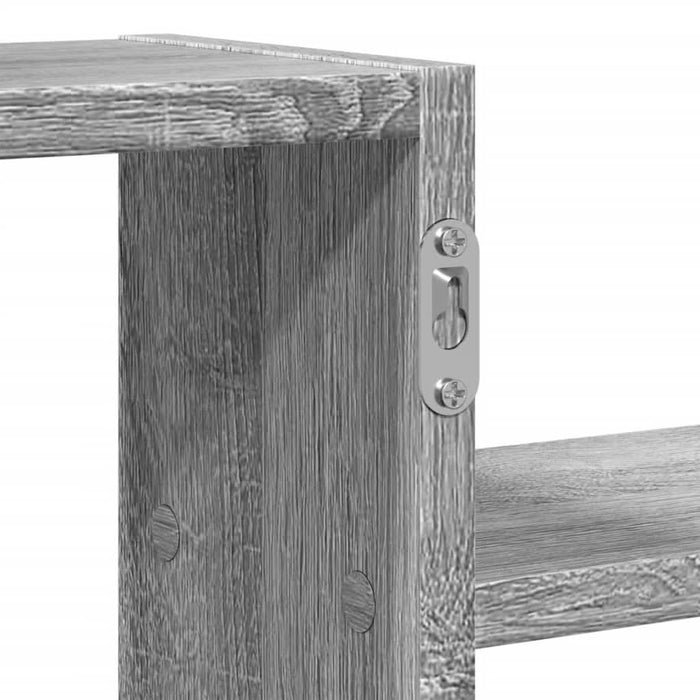Raft de perete, gri sonoma, 104x15x49 cm, lemn prelucrat - WALTI WALTI