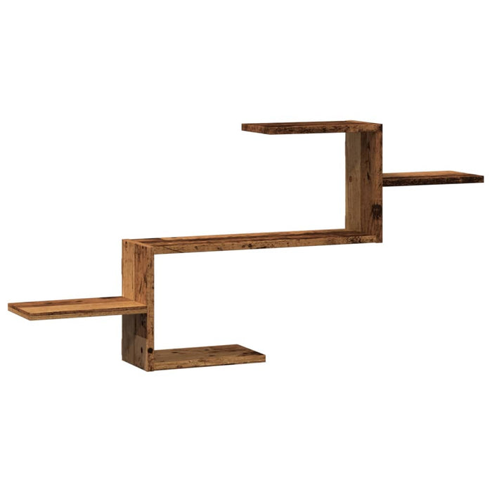 Raft de perete, lemn vechi, 104x15x49 cm, lemn prelucrat - WALTI WALTI