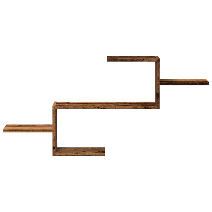Raft de perete, lemn vechi, 104x15x49 cm, lemn prelucrat - WALTI WALTI