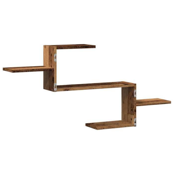 Raft de perete, lemn vechi, 104x15x49 cm, lemn prelucrat - WALTI WALTI