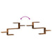 Raft de perete, lemn vechi, 104x15x49 cm, lemn prelucrat - WALTI WALTI